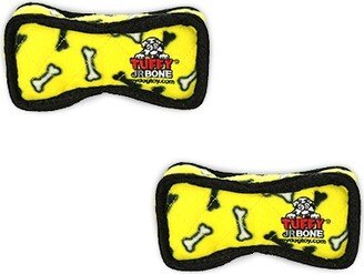 Tuffy Jr Bone2 Yellow Bone, 2-Pack Dog Toys