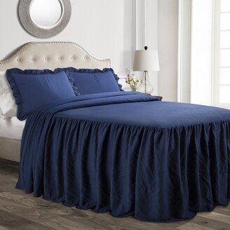 No Ruffle Skirt Bedspread 3-Pc Set