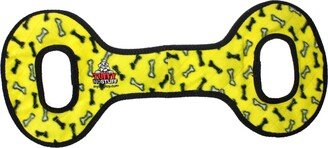 Tuffy No Stuff Ultimate Tug-o-War Yellow Bone, Dog Toy