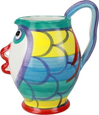 Pesci Colorati Figural Large Pitcher-AA