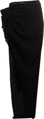 Virgin Wool Maxi Skirt