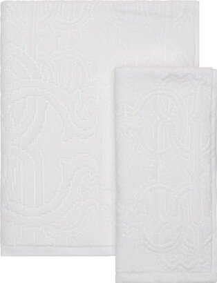 Set of 2 Araldico cotton towels