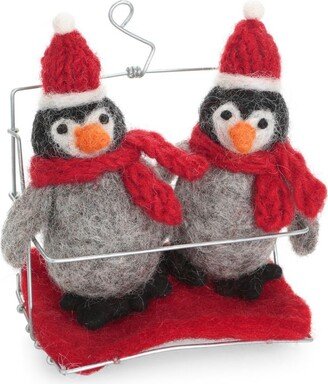 Penguin Chair Lift Tree Decoration