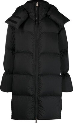 Logo-Patch Padded-Design Coat