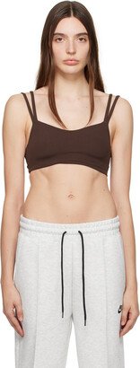 Brown Alate Sports Bra