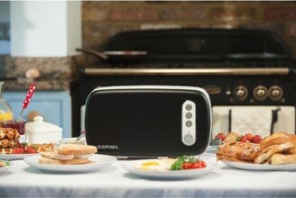 Seren Side Loading Toaster with Black Panel