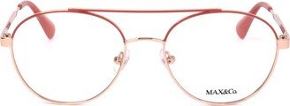 Max&co. Round Frame Glasses-AA