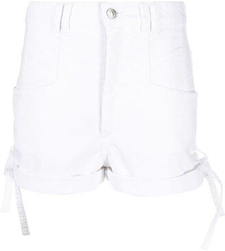 Naesqui high-waisted denim shorts