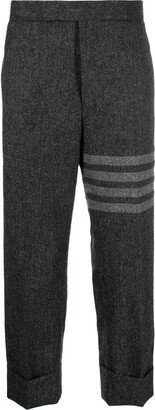 4-Bar wool trousers