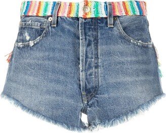 Over The Rainbow denim shorts