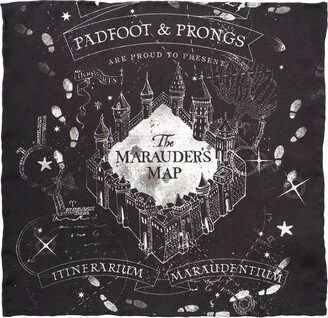 Men's Harry Potter Marauder's Map Silk Pocket Square