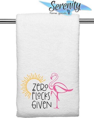 Zero Flocks Given | Decorative Kitchen & Bath Hand Towel Mothers Day Easter Gifts Pastel Decor