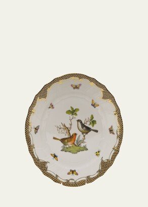 Rothschild Bird Brown Motif 05 Dinner Plate-AA