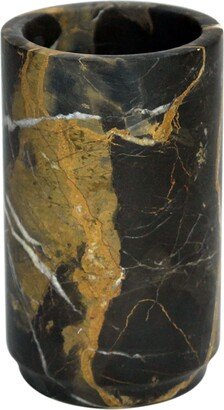 Marble Crafter Eris Collection Black And Gold Marble Tumbler