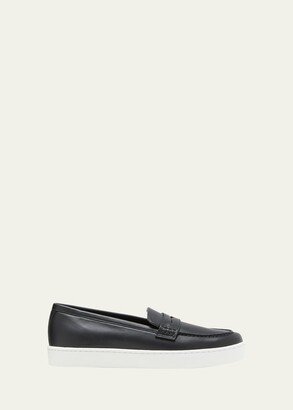 Ellisa Leather Casual Penny Loafers