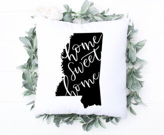 Mississippi Throw Pillow Cover, Pillow, Welcome Decorative Wedding Shower Gift, Housewarming Realtor Gift