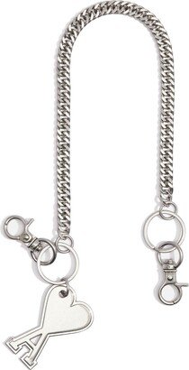 Logo-Plaque Chain-Link Key Chain