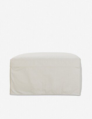 Lulu and Georgia Myla Slipcover Ottoman