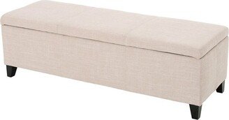 Lucinda Fabric Storage Ottoman Bench