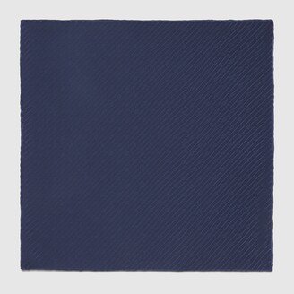 Interlocking G silk pocket square