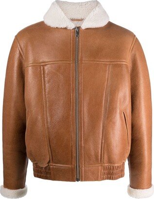 MARANT Alberto shearling-lining jacket