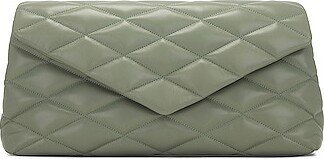 Large Sade Clutch in Sage