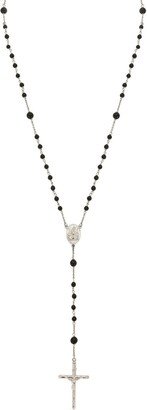 Rosary gemstone-detail necklace