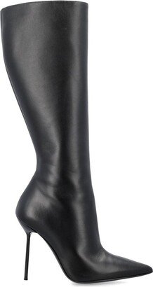 Lidia Pointed-Toe Knee-High Boots