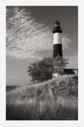 Alan Majchrowicz Big Sable Point Lighthouse Ii Bw Canvas Art - 27 x 33.5