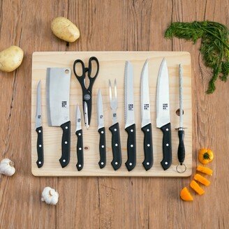 HDS Trading Co Home Accents 10 Piece Knife Set with Cutting Board