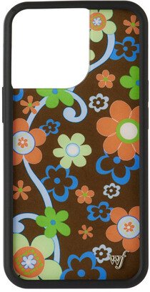 Wildflower Cases Brown Far Out Floral iPhone 13 Pro Case