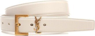 Monogram Buckled Belt