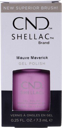 Shellac Nail Color - Mauve Maverick by for Women - 0.25 oz Nail Polish