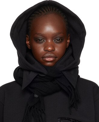 Black Hooded Scarf