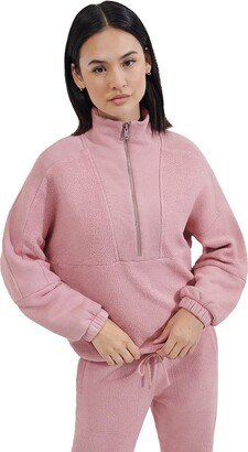 Women's Elana Mixed Half Zip Sweater