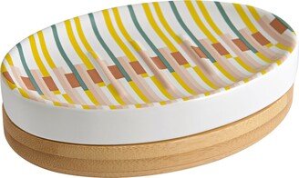 Allure Home Creations Market Stripe Soap Dish - Multi - Soap Dish