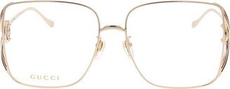 Oversized Rectangular Frame Glasses