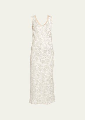 Depas Embossed Midi Dress