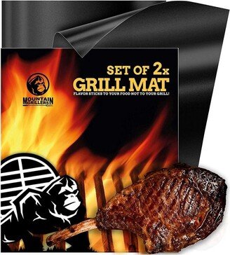 Mountain Grillers BQ Grill Mat Non-Stick - Set of 2