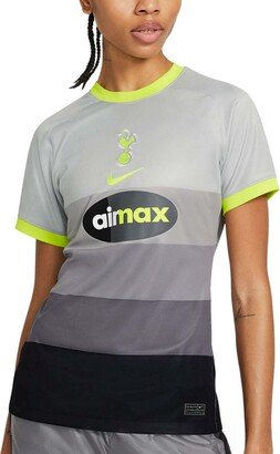 Women's Black and Gray Tottenham Hotspur 2020/21 Fourth Stadium Air Max Replica Jersey