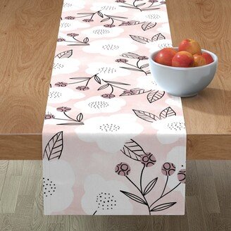 Table Runners: Arlene Floral - Pink Table Runner, 108X16, Pink