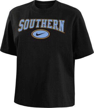 Southern Women's College Boxy T-Shirt in Black