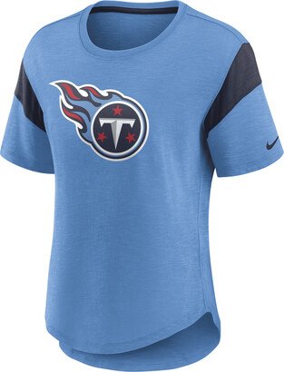 Women's Fashion Prime Logo (NFL Tennessee Titans) T-Shirt in Blue