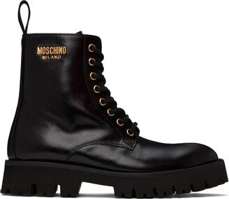 Black Plate Boots