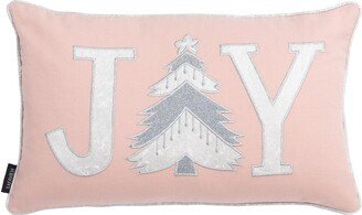 Joy Holiday Tree Pillow