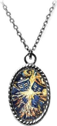 BBC Van Gogh Tardis Necklace