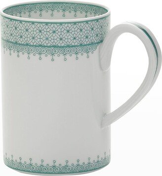 Green Lace Mug