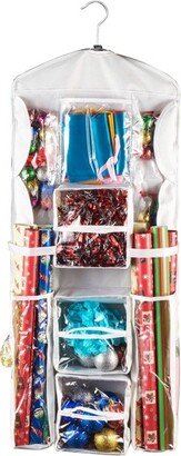 Elf Stor Double Sided Hanging Gift Wrap and Bag Organizer Stores it All