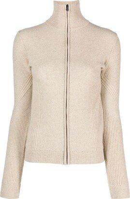 Aubry honeycomb-knit cashmere cardigan