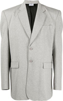 Single-Breasted Notched Blazer-AB